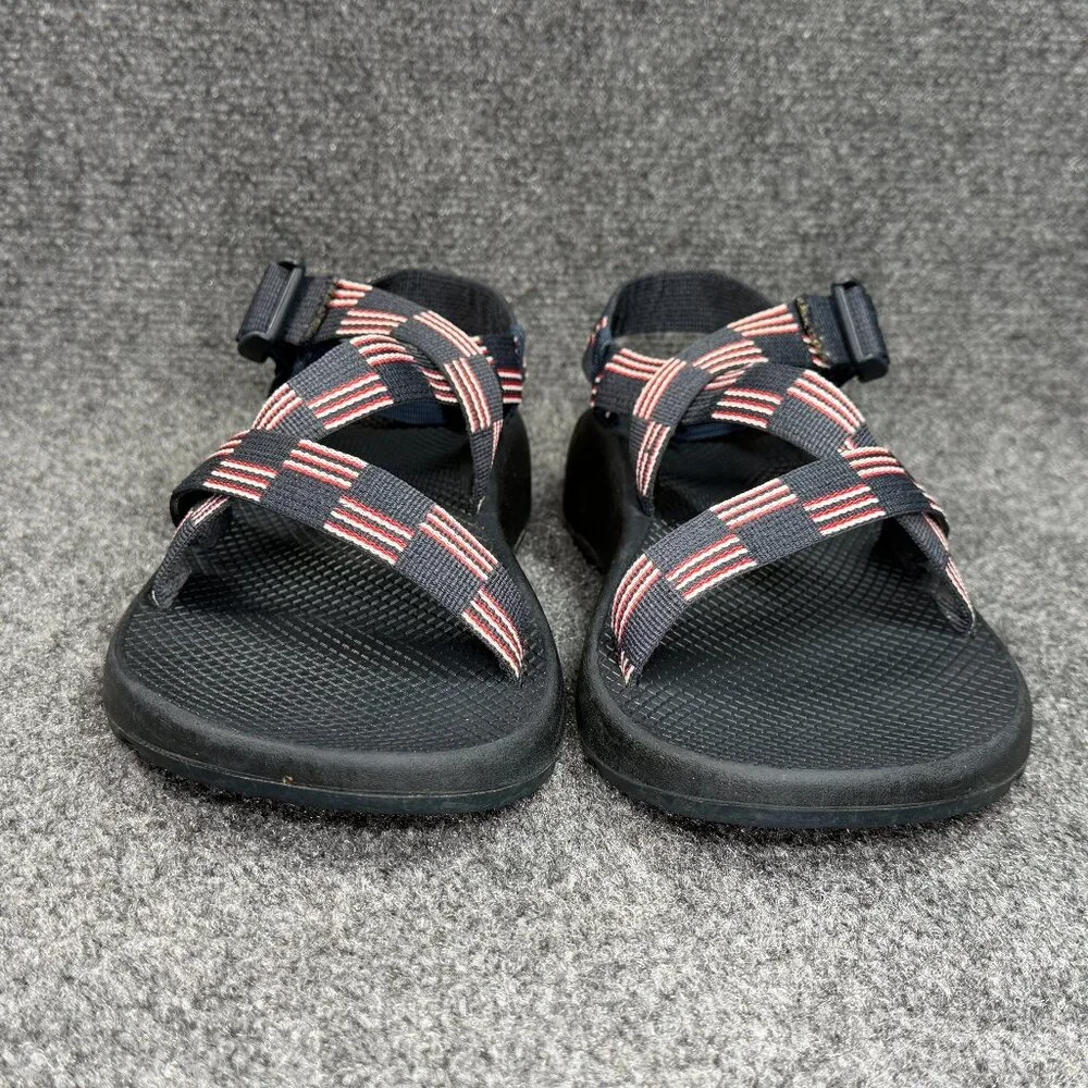 Chaco Z/1 Classic Sandals Men's‎ 11 Blue Red White Flag Athletic Outdoor Hiking